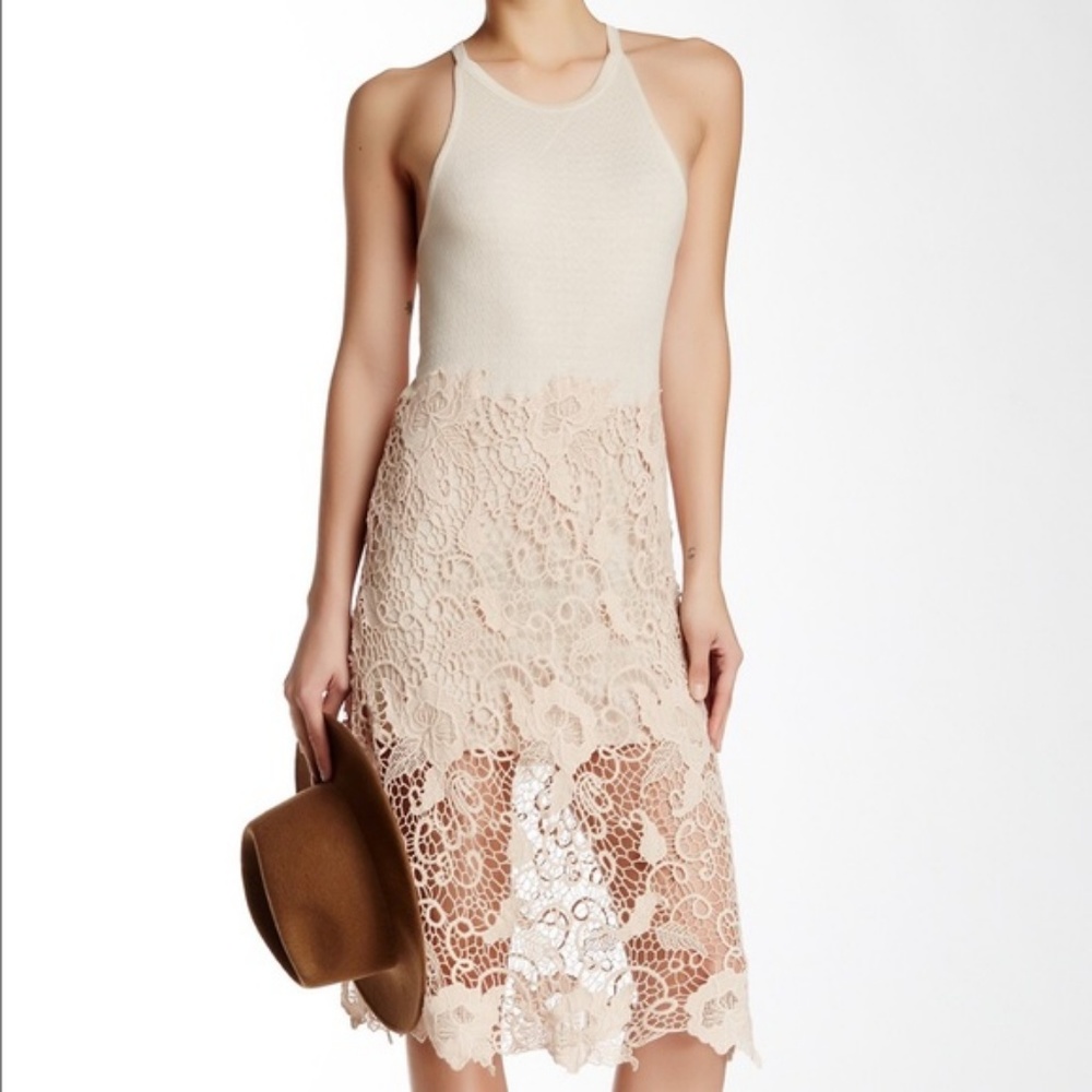 Free People Nude Dress